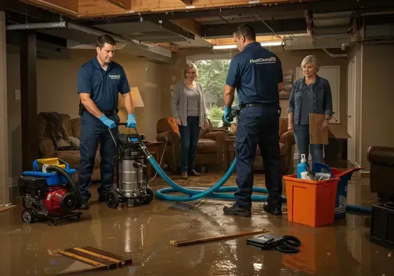 Basement Water Extraction and Removal Techniques process in Zephyrhills South, FL